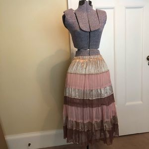Vintage silk skirt from Marbella